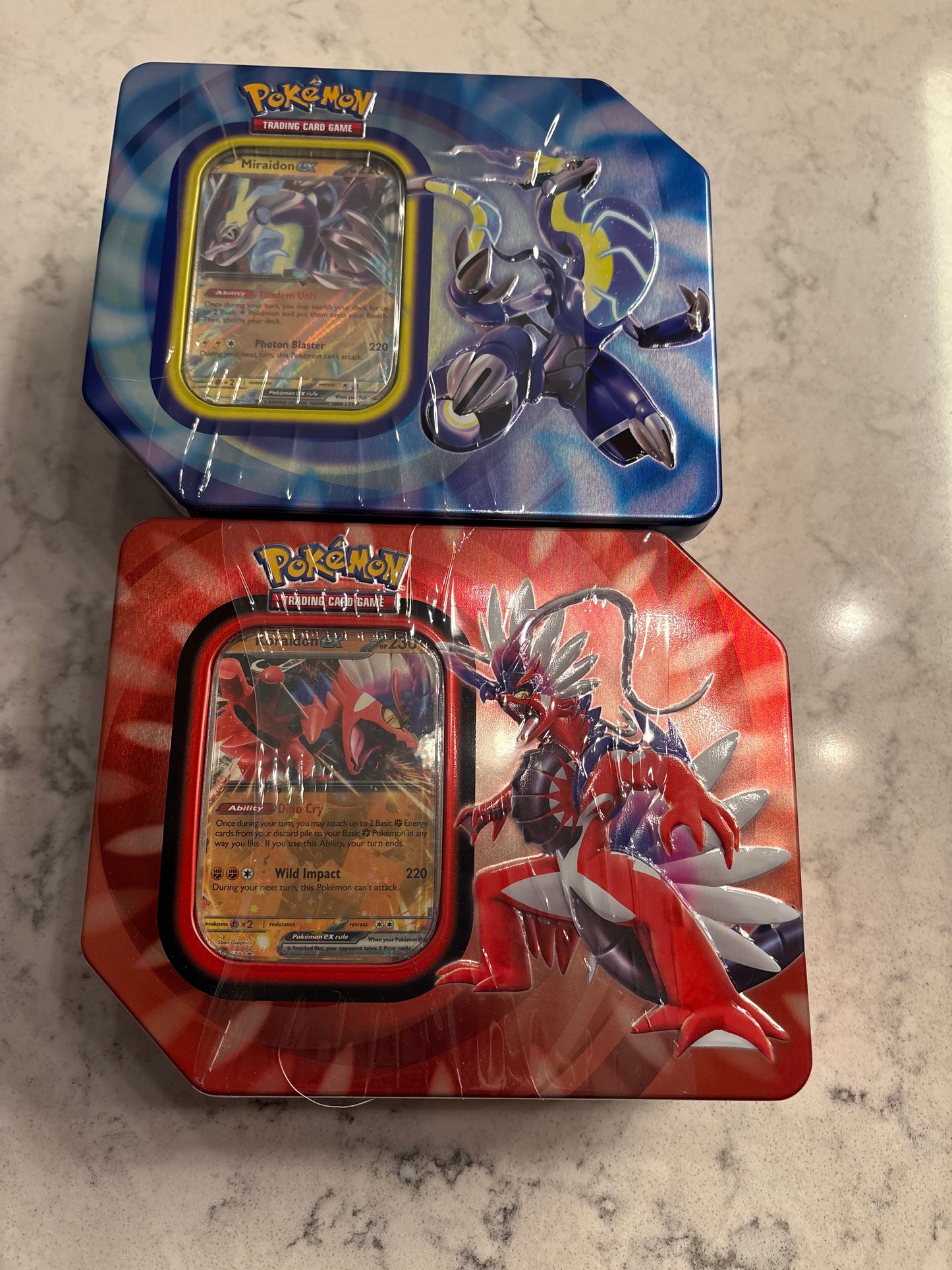 Miraidon/Koraidon Booster Bundle Tins