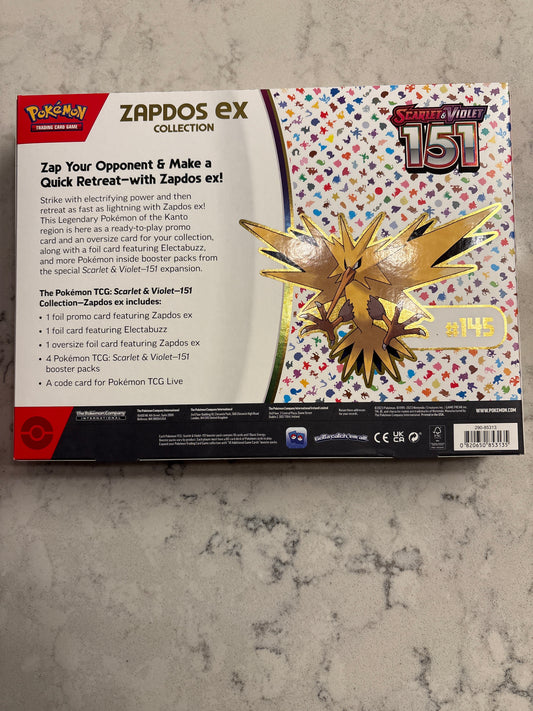 Zapdos EX Collection Booster Box